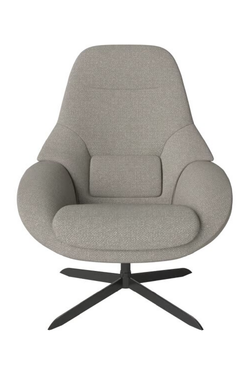 Flat Woven Swivel Armchair | Bolia Saga Grand | Woodfurniture.com