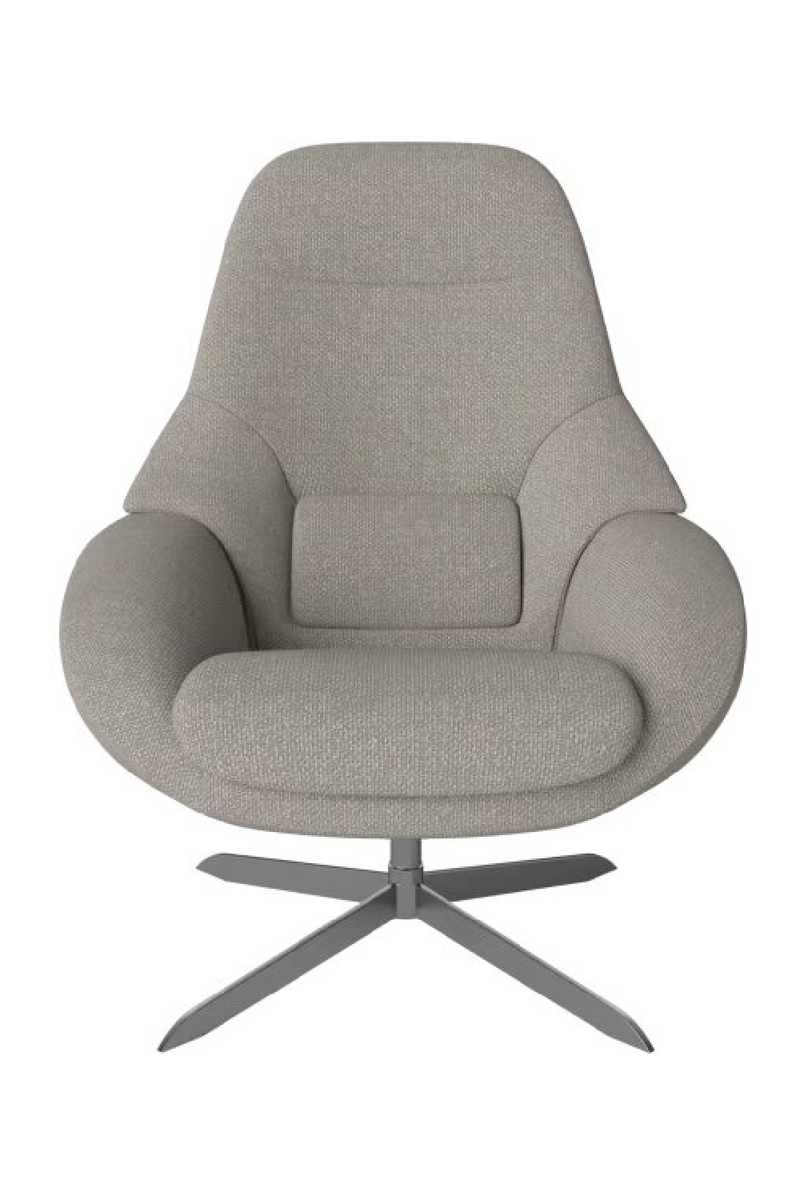 Flat Woven Swivel Armchair | Bolia Saga Grand | Woodfurniture.com