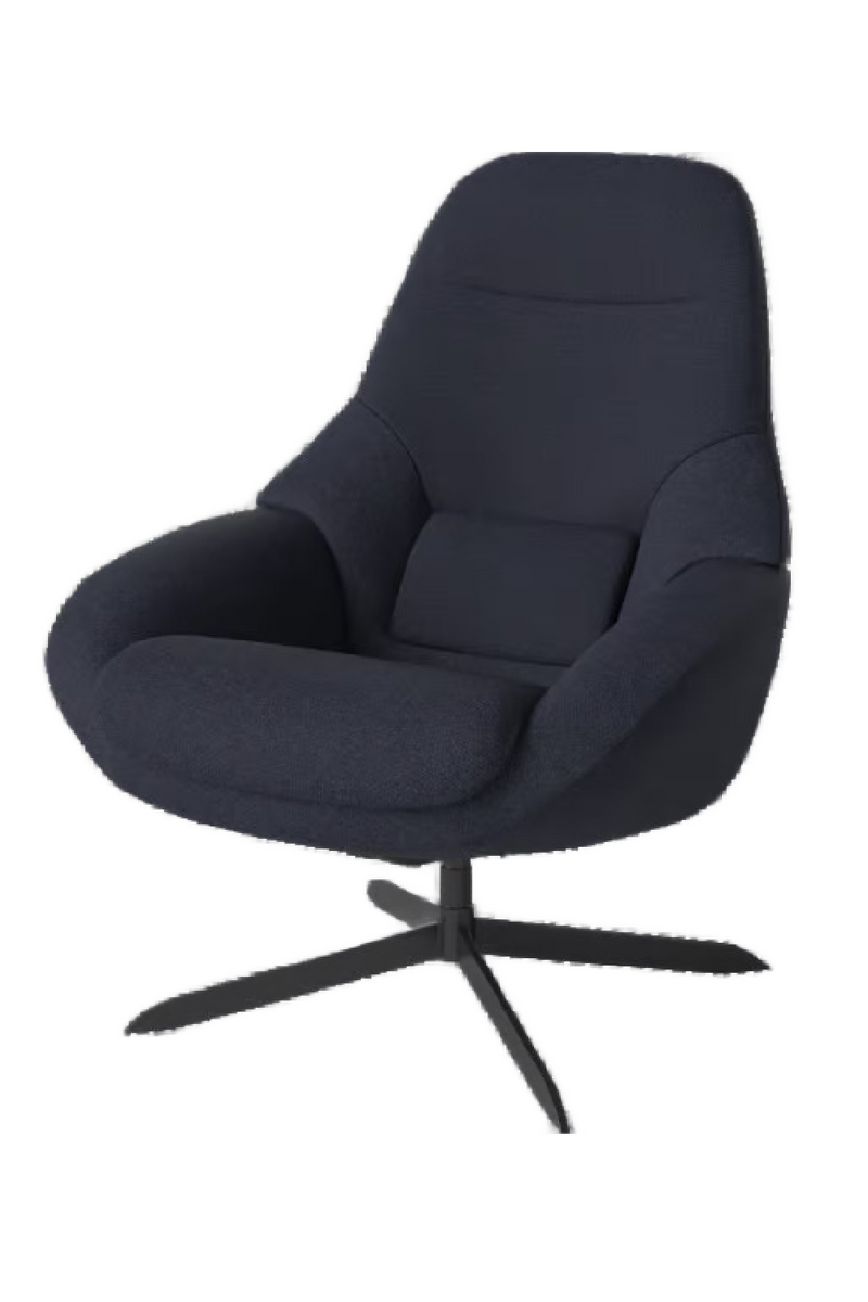 Flat Woven Swivel Armchair | Bolia Saga Grand | Woodfurniture.com