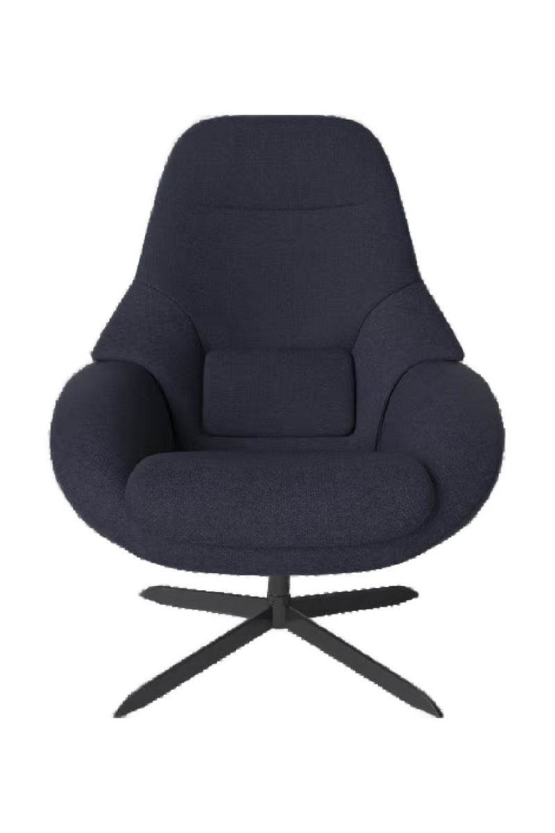 Flat Woven Swivel Armchair | Bolia Saga Grand | Woodfurniture.com