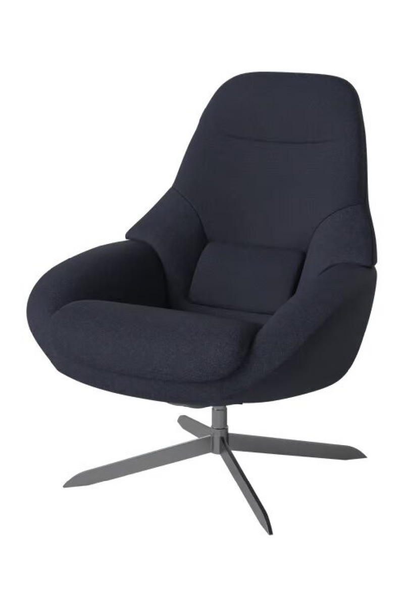 Flat Woven Swivel Armchair | Bolia Saga Grand | Woodfurniture.com