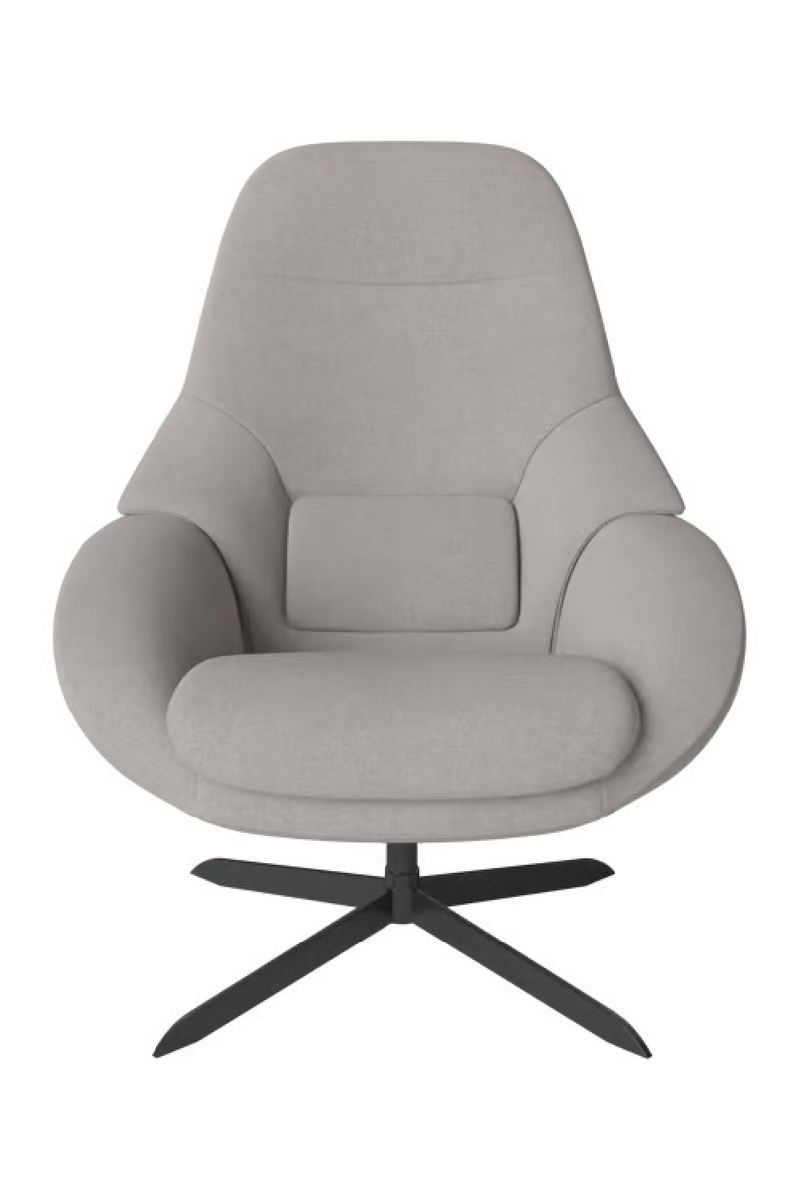 Flat Woven Swivel Armchair | Bolia Saga Grand | Woodfurniture.com