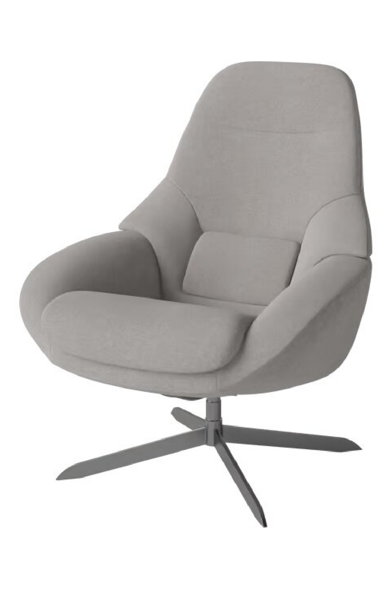 Flat Woven Swivel Armchair | Bolia Saga Grand | Woodfurniture.com