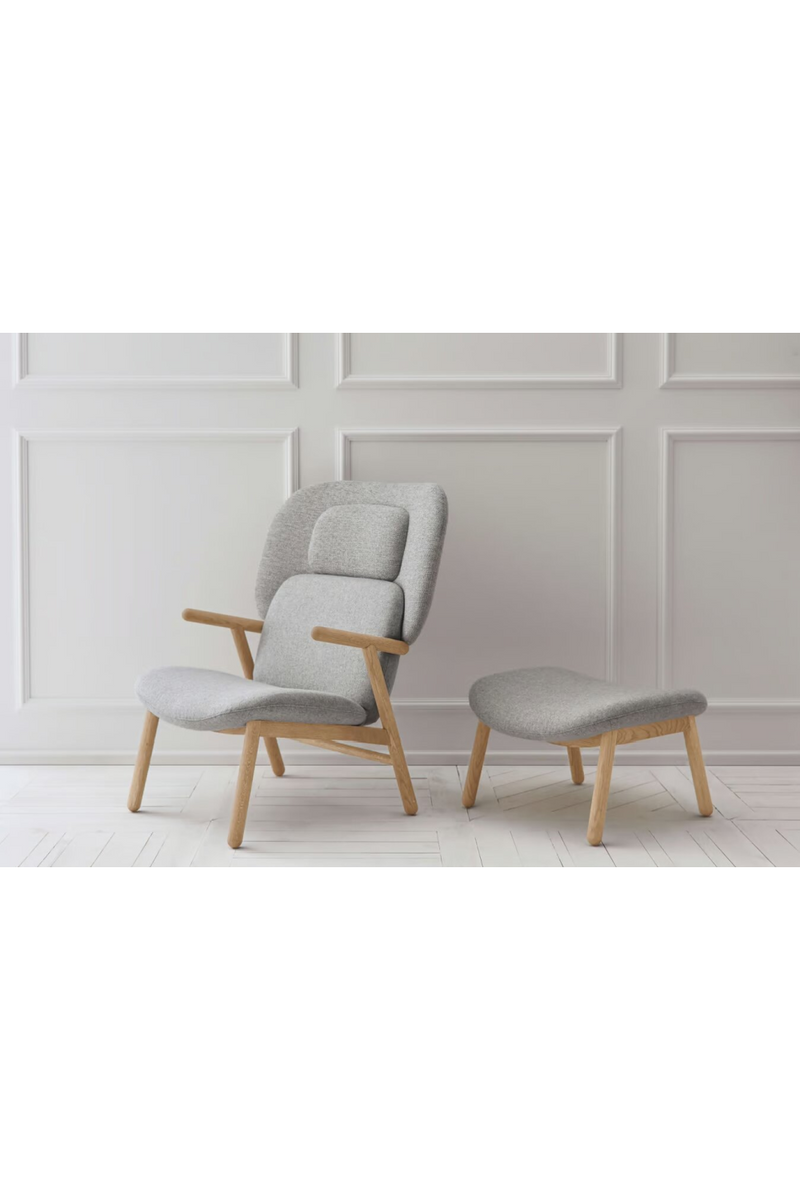 Oiled Oak High-Back Armchair | Bolia Cosh | Woodfurniture.com