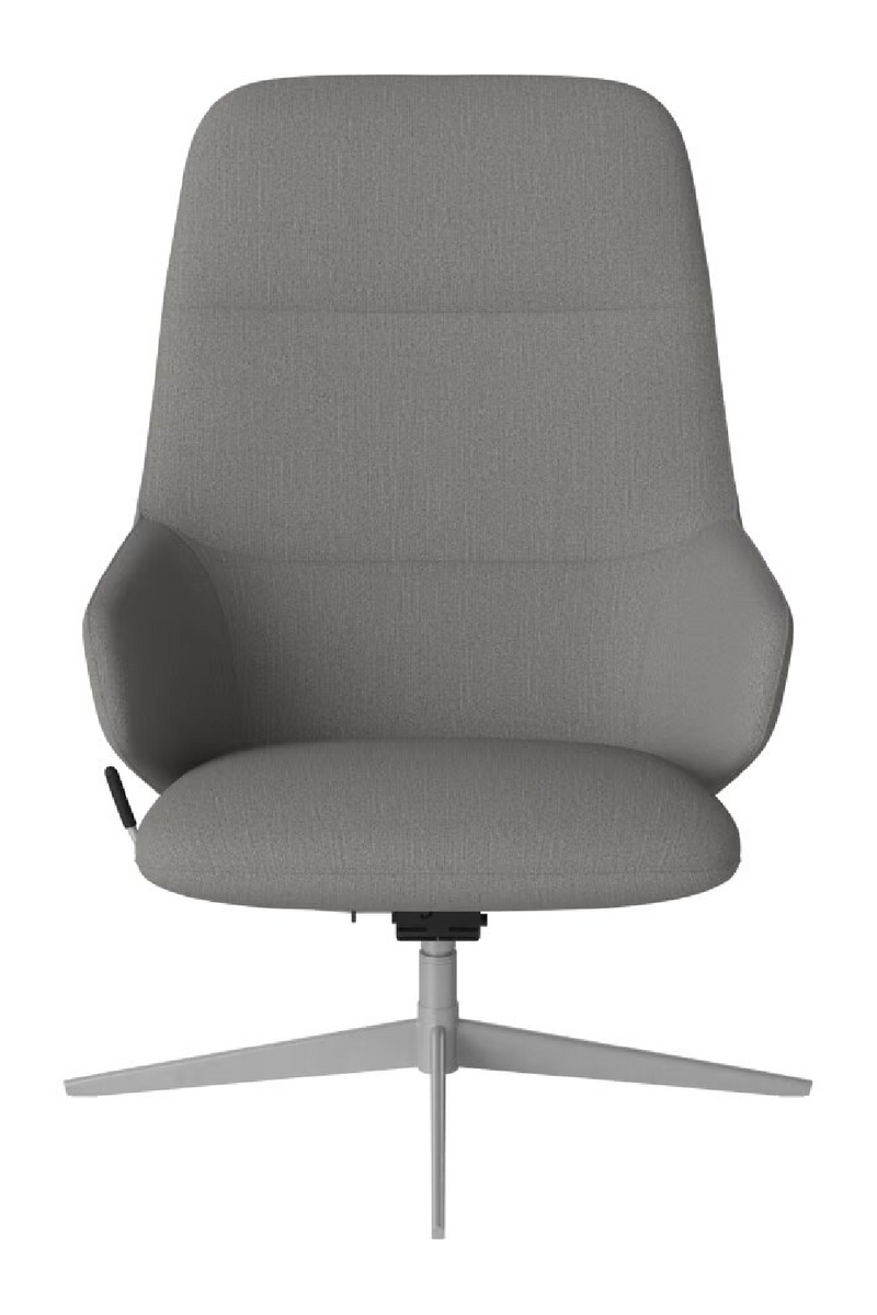 Gray Upholstered Swivel Armchair | Bolia Clara | Woodfurniture.com