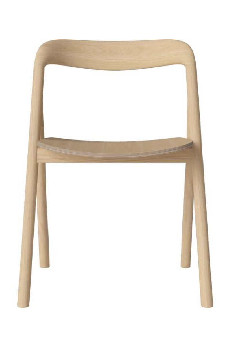 Solid Oak Scandinavian Dining Chair | Bolia Fenri | Woodfurniture.com