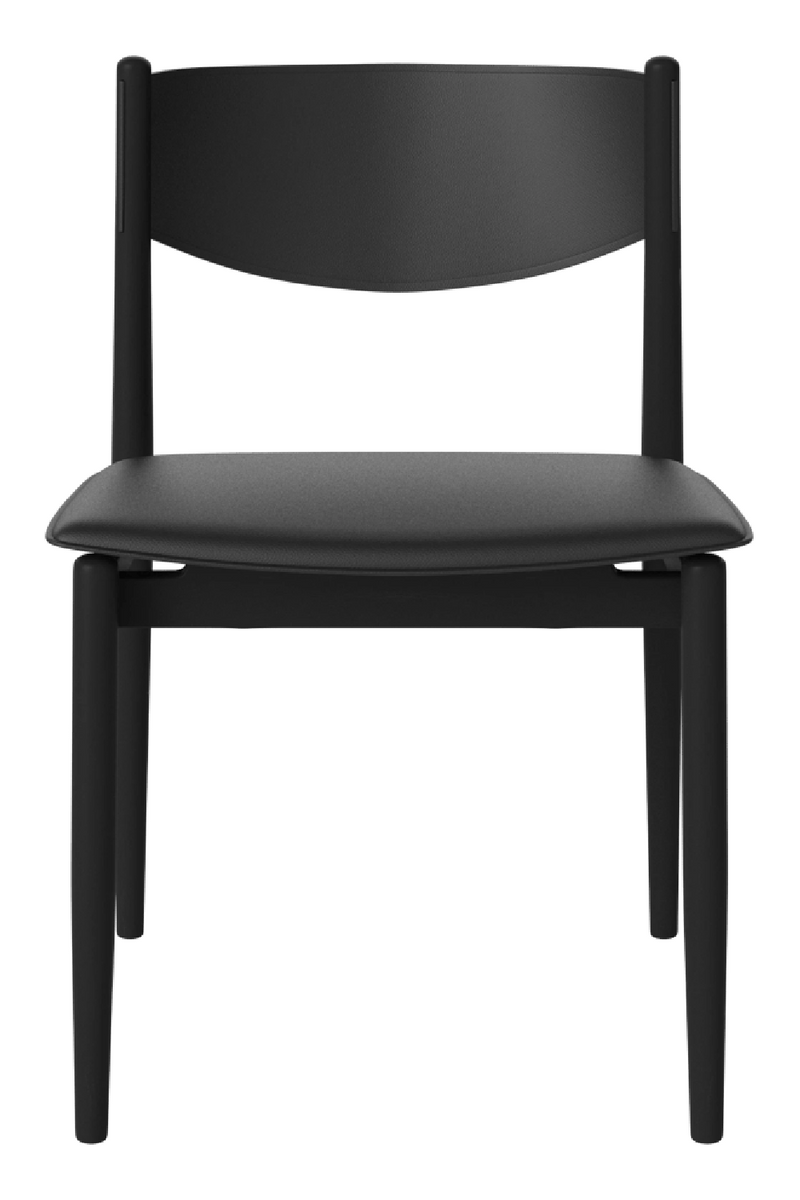 Black Leather Dining Chair | Bolia Apelle | Woodfurniture.com