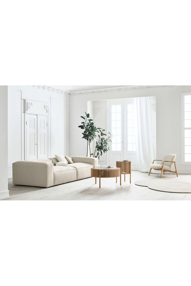 Oak Scandinavian Lounge Armchair | Bolia Bowie | Woodfurniture.com
