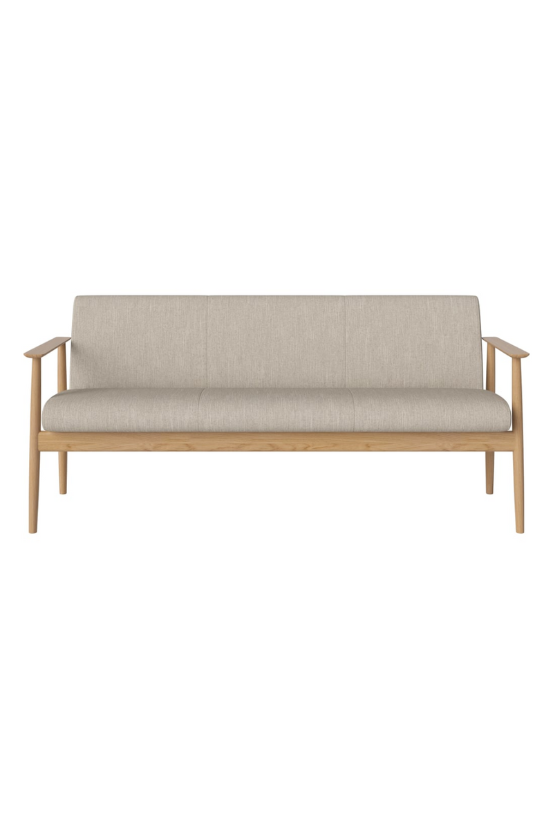 Scandinavian Flat Woven Dining Sofa | Bolia Visti | Woodfurniture.com