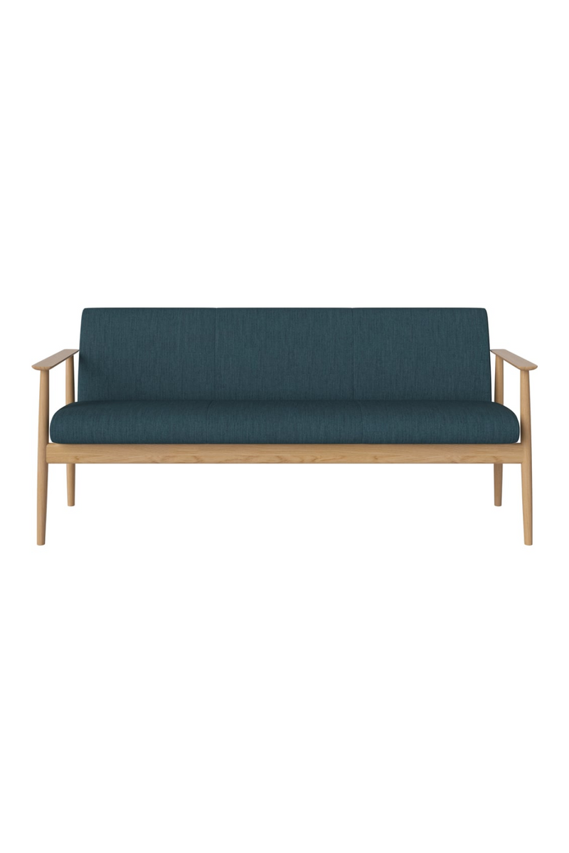 Scandinavian Flat Woven Dining Sofa | Bolia Visti | Woodfurniture.com