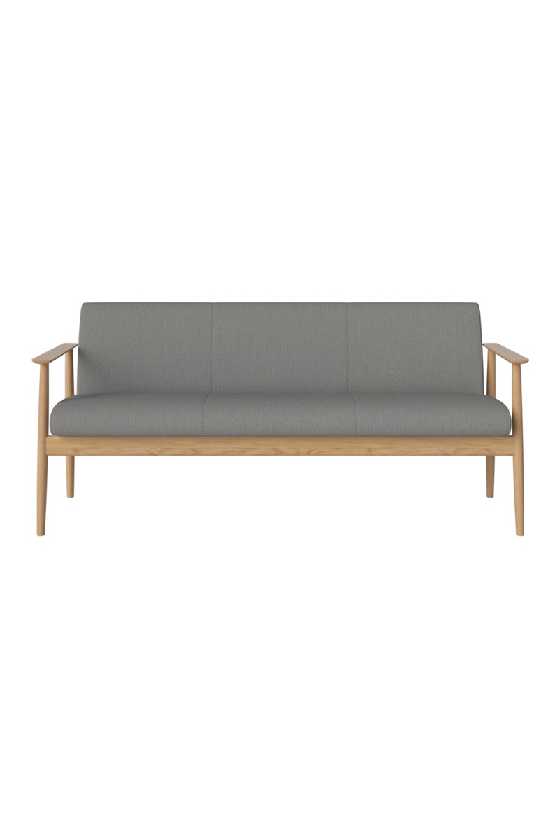 Scandinavian Flat Woven Dining Sofa | Bolia Visti | Woodfurniture.com