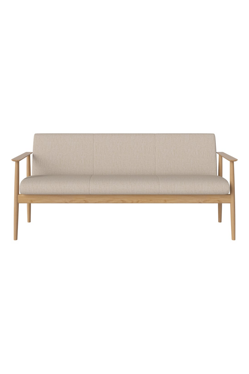 Scandinavian Flat Woven Dining Sofa | Bolia Visti | Woodfurniture.com