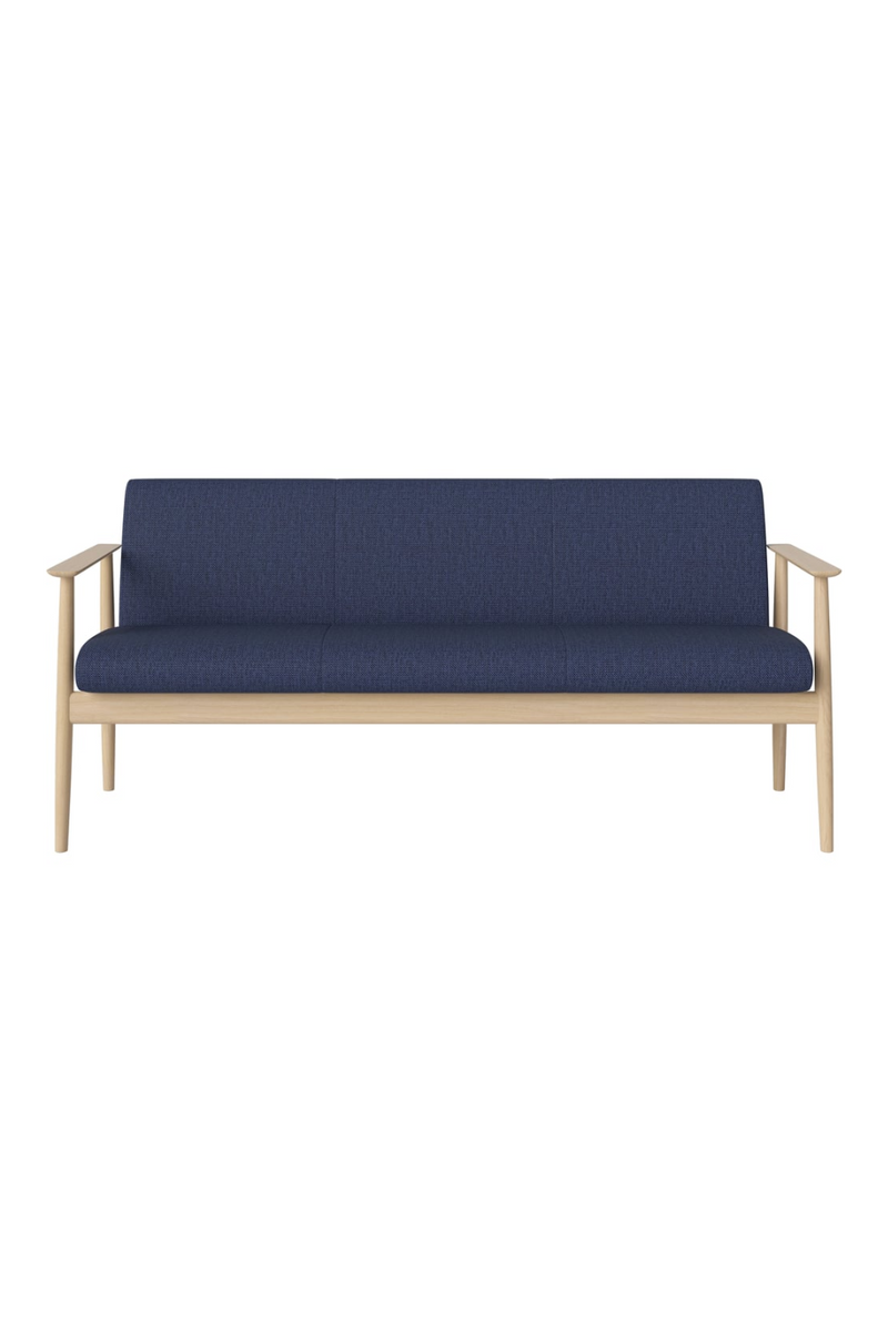 Scandinavian Flat Woven Dining Sofa | Bolia Visti | Woodfurniture.com