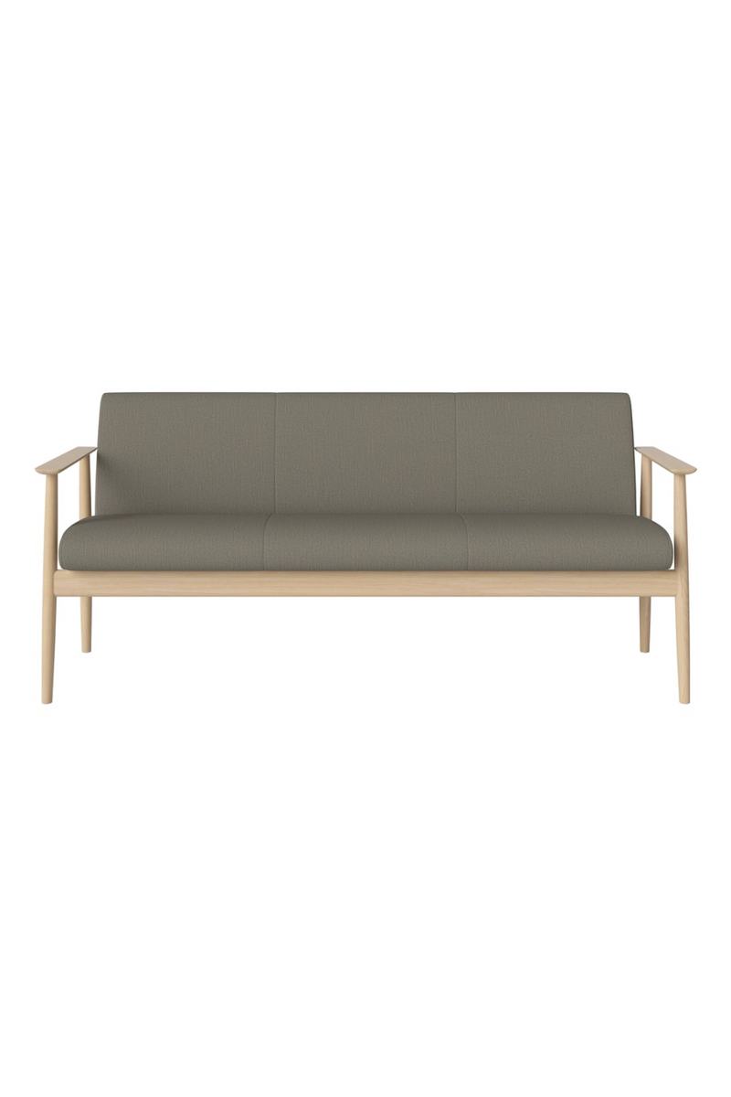 Scandinavian Flat Woven Dining Sofa | Bolia Visti | Woodfurniture.com