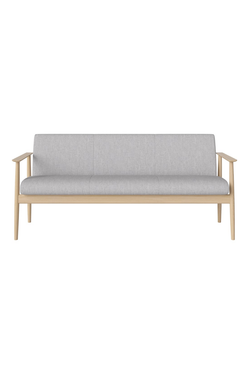 Scandinavian Flat Woven Dining Sofa | Bolia Visti | Woodfurniture.com