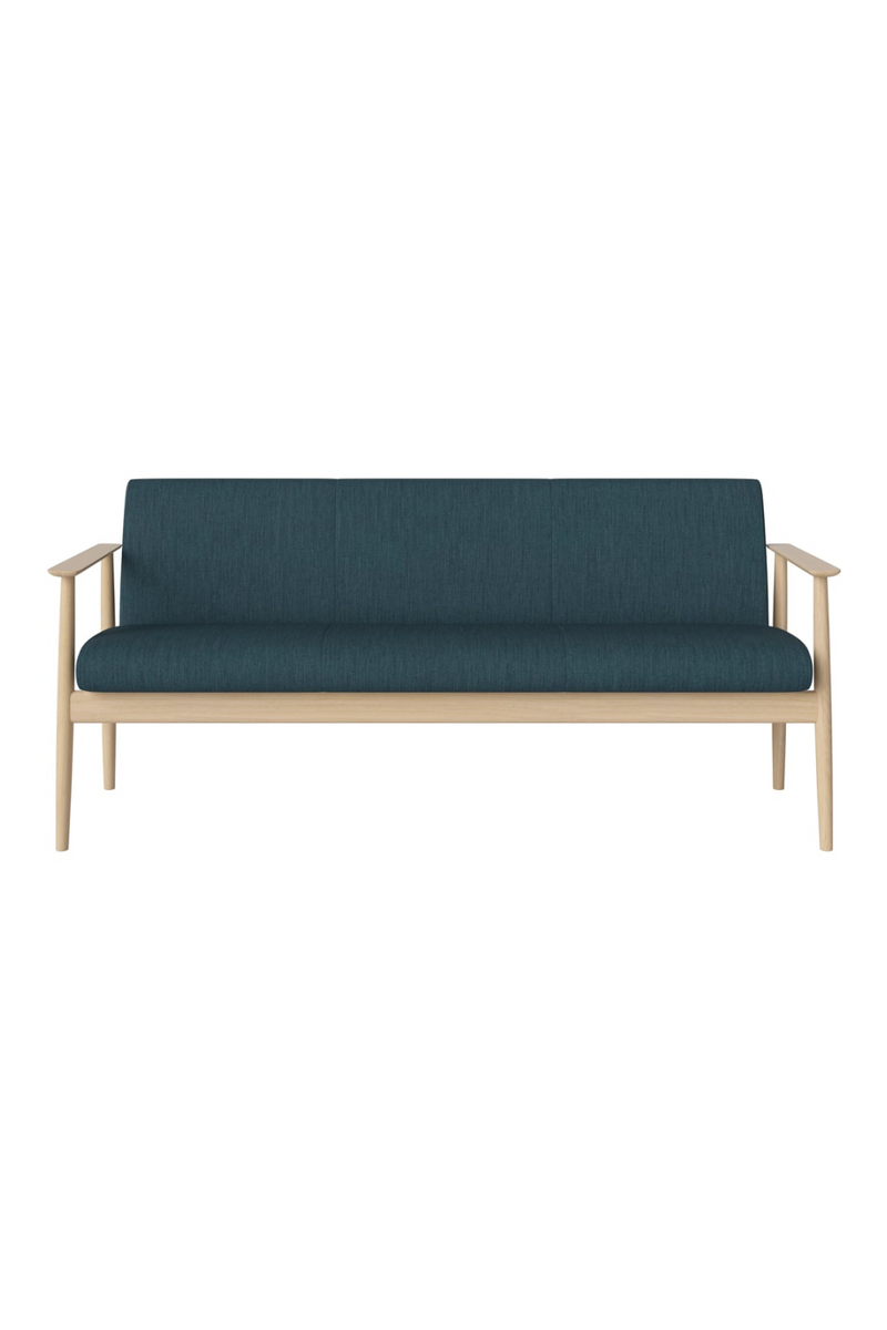 Scandinavian Flat Woven Dining Sofa | Bolia Visti | Woodfurniture.com