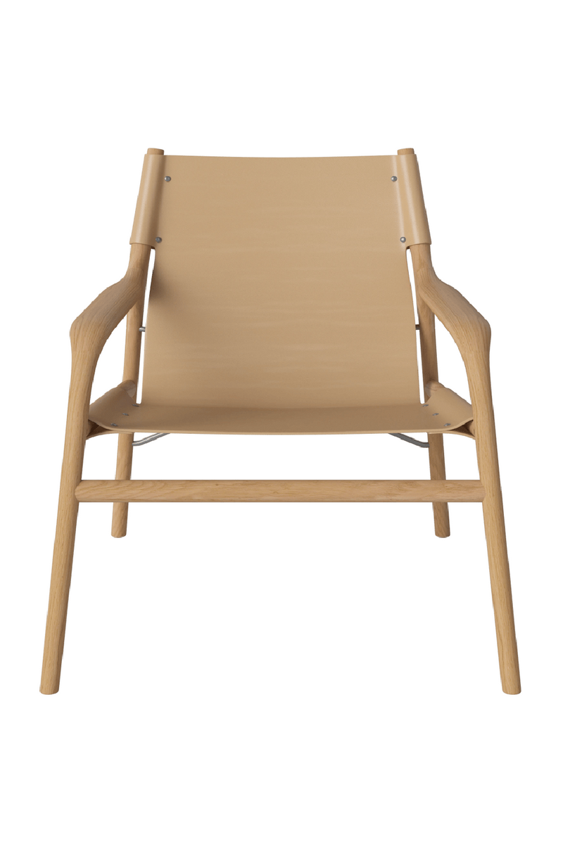 Full-Grain Leather Lounge Chair | Bolia Soul | Woodfurniture.com