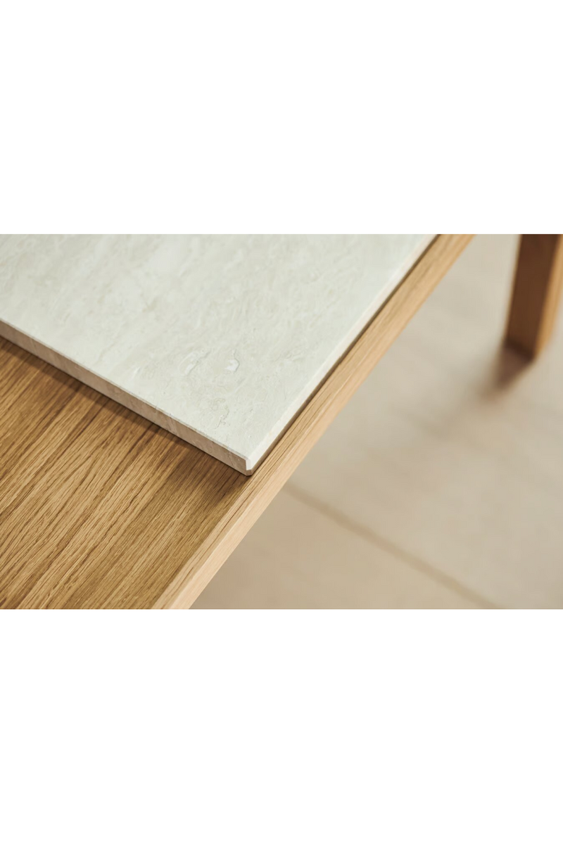 Square Oiled Oak Coffee Table | Bolia Elton | Woodfurniture.com