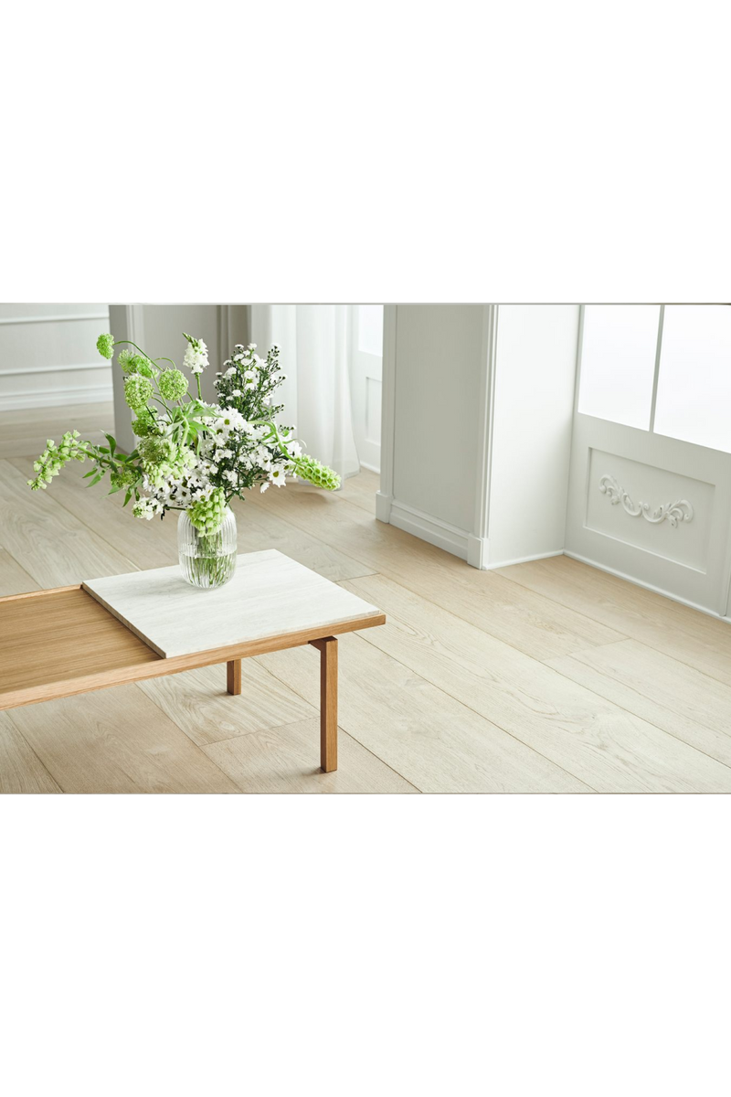 Rectangular Solid Oak Coffee Table | Bolia Elton | Woodfurniture.com
