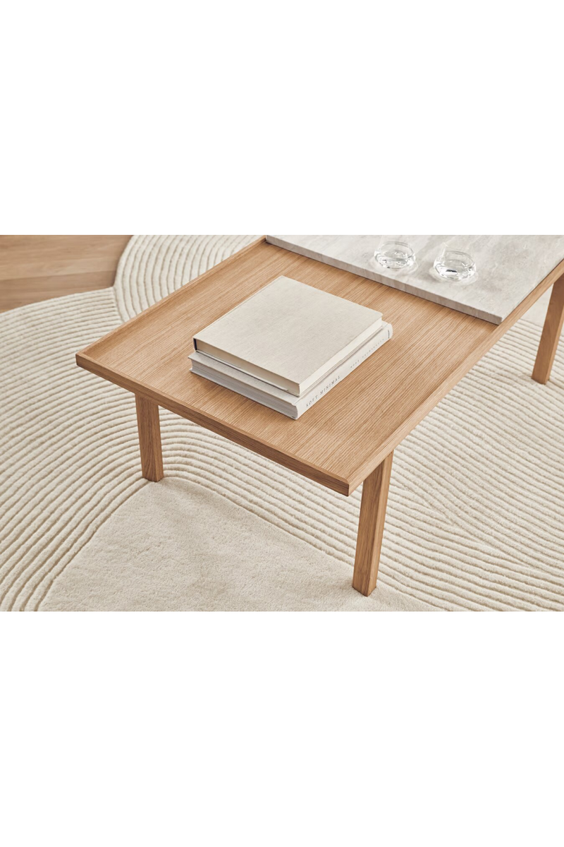 Square Oak Coffee Table | Bolia Elton | Woodfurniture.com