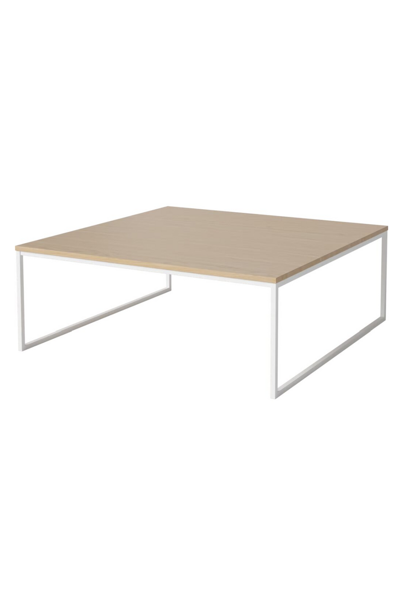 White Steel Framed Coffee Table S | Bolia Como | Woodfurniture.com