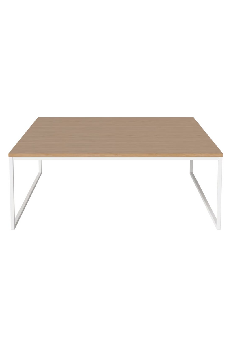 White Steel Framed Coffee Table S | Bolia Como | Woodfurniture.com