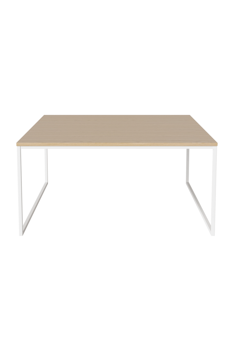 White Steel Framed Coffee Table M | Bolia Como | Woodfurniture.com