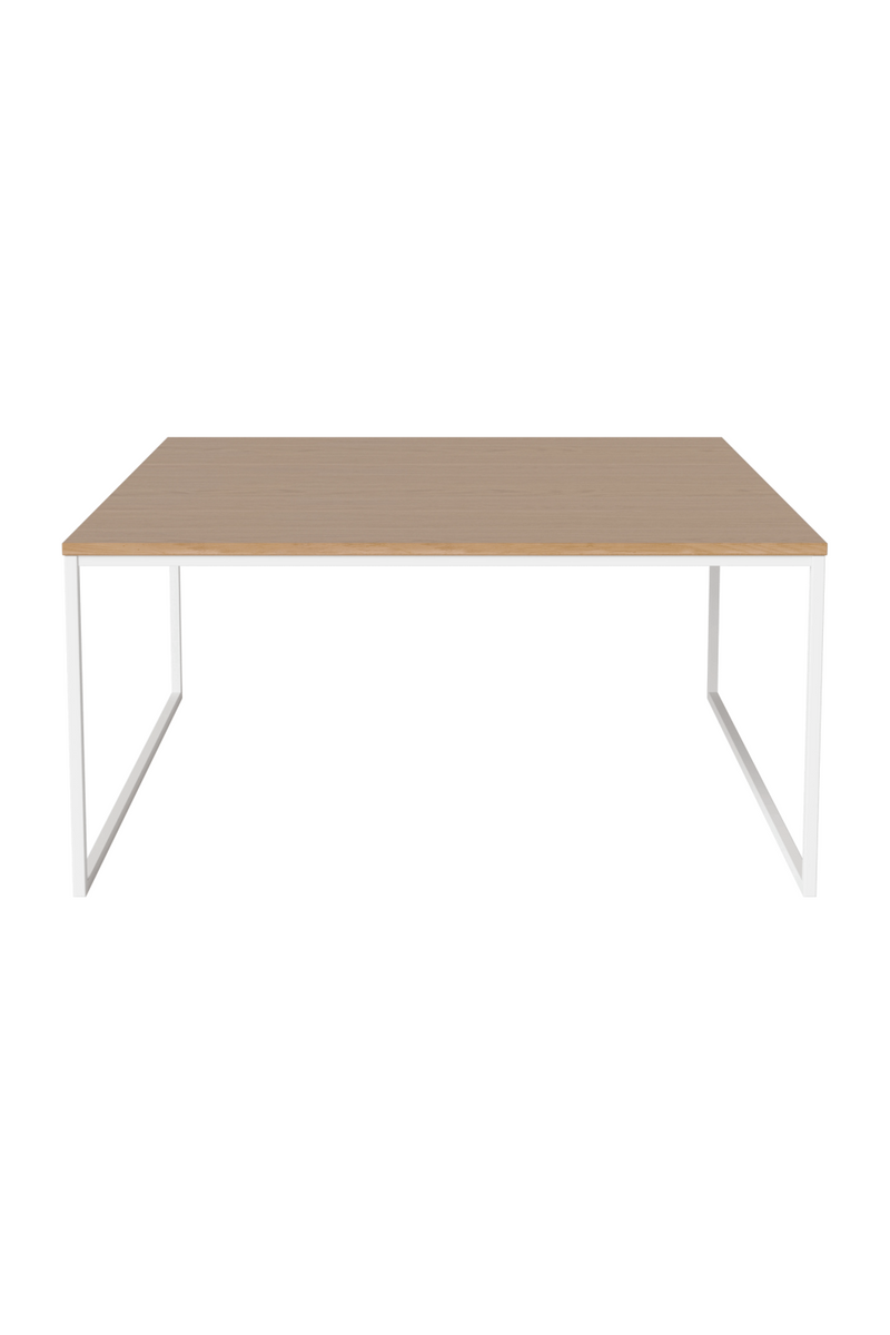 White Steel Framed Coffee Table M | Bolia Como | Woodfurniture.com