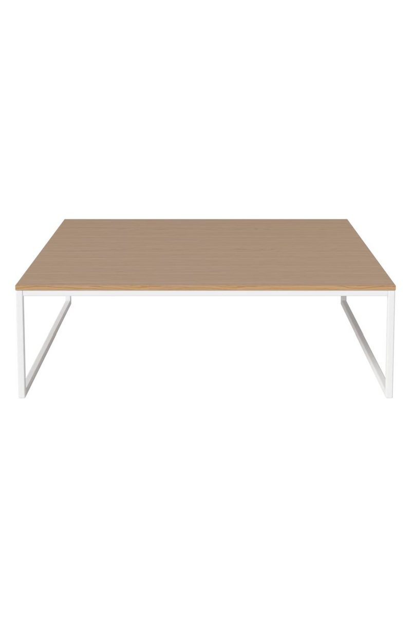 White Steel Framed Coffee Table XL | Bolia Como | Woodfurniture.com