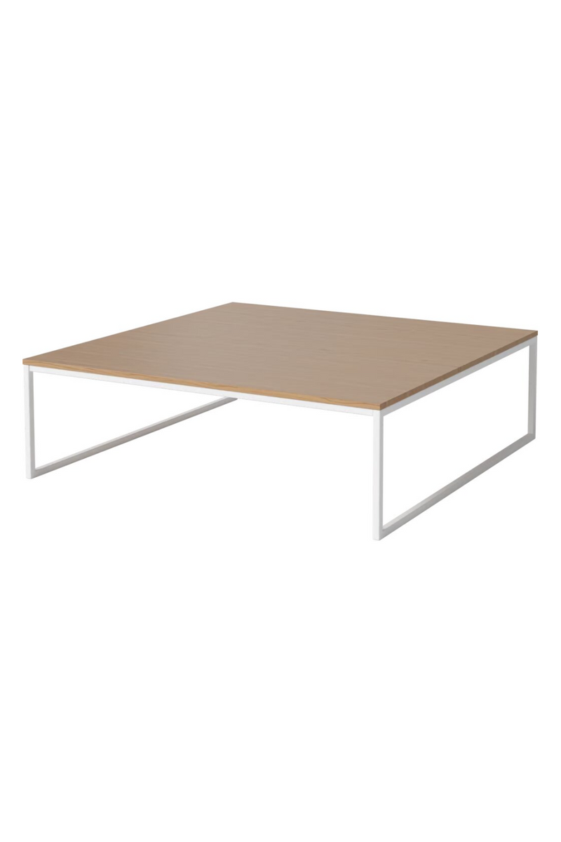 White Steel Framed Coffee Table XL | Bolia Como | Woodfurniture.com