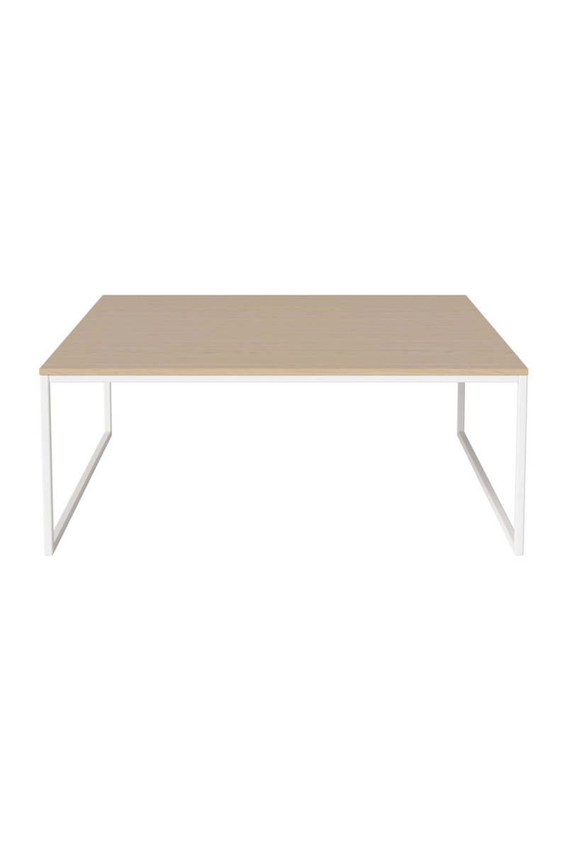 White Steel Framed Coffee Table XXL | Bolia Como | Woodfurniture.com