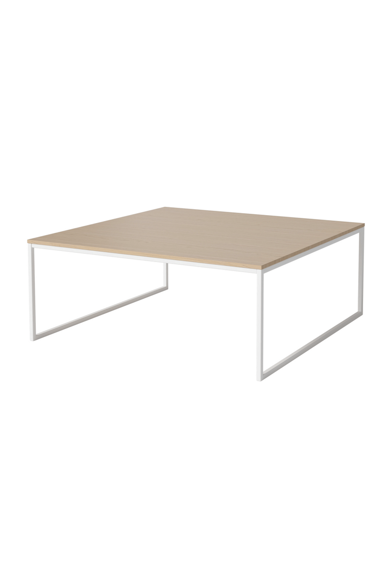 White Steel Framed Coffee Table XXL | Bolia Como | Woodfurniture.com