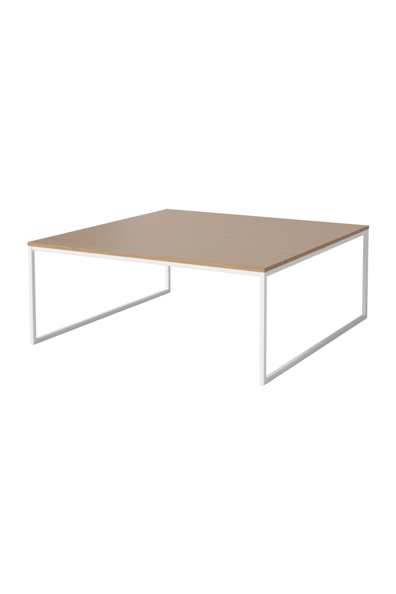 White Steel Framed Coffee Table XXL | Bolia Como | Woodfurniture.com