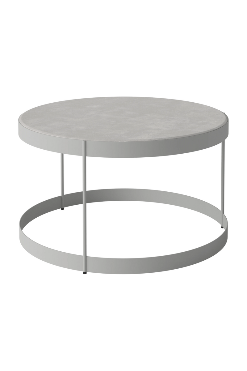 Gray Solid Teak Outdoor Lounge Table | Bolia Drum | Woodfurniture.com