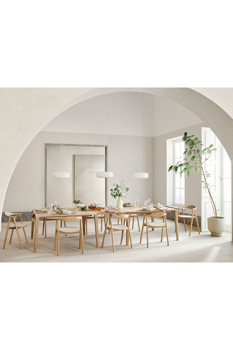 Scandinavian Oak Dining Table | Bolia Graceful | Woodfurniture.com