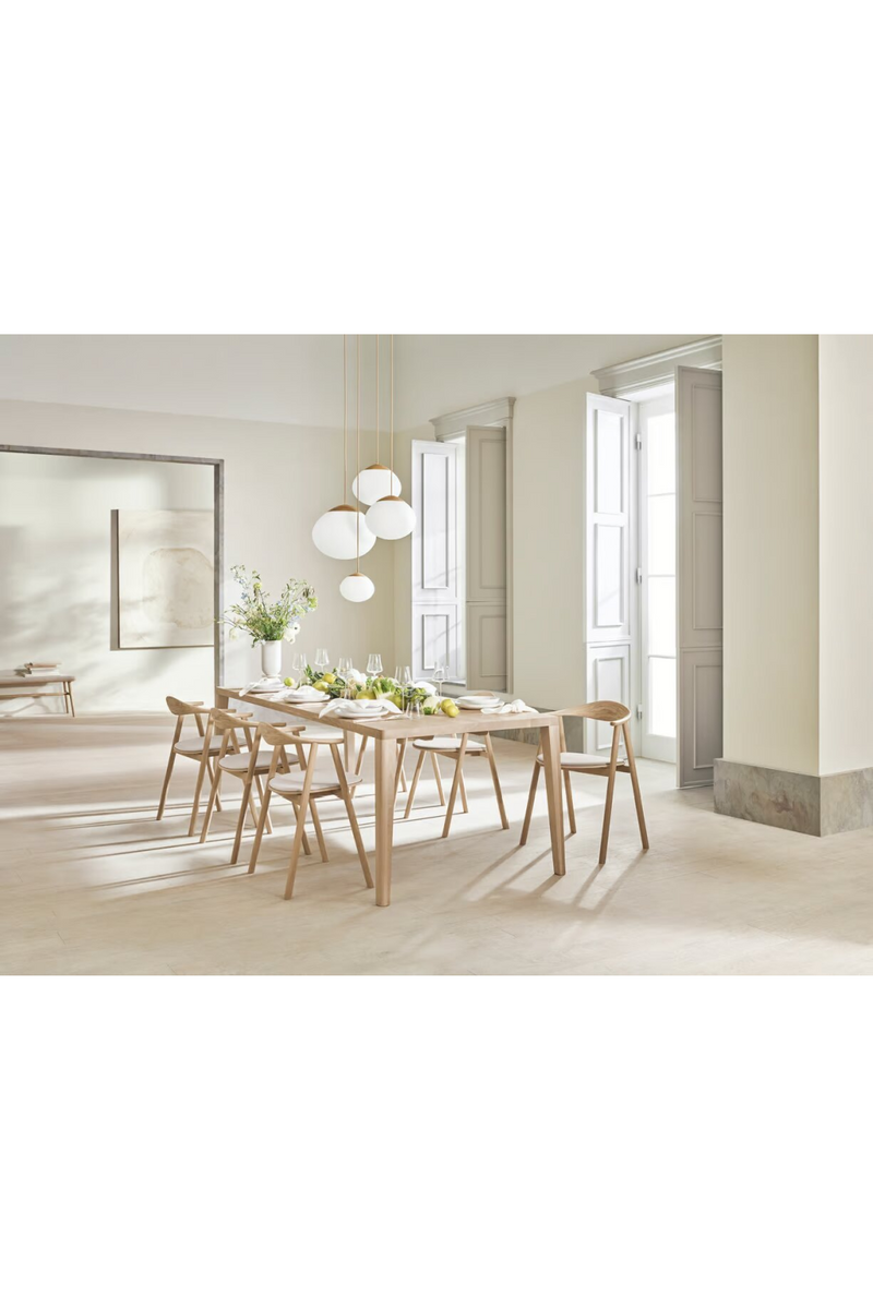 Scandinavian Oak Dining Table L | Bolia Graceful | Woodfurniture.com