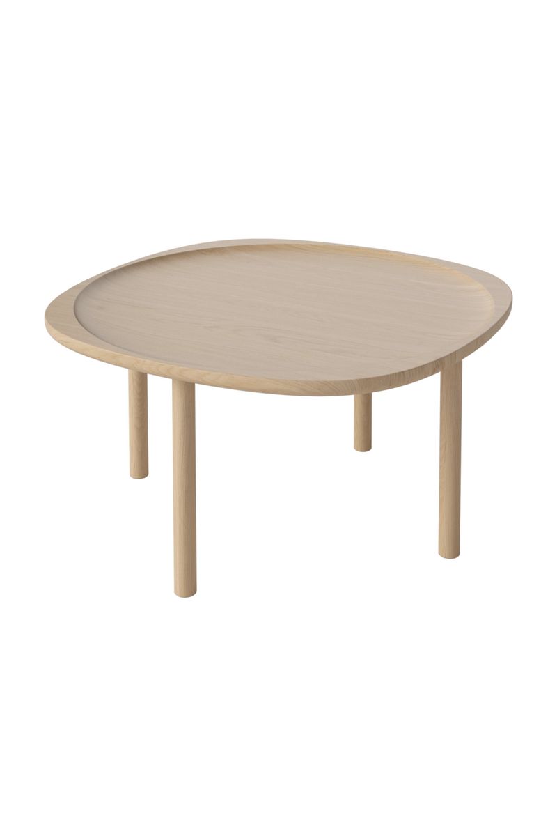 Elegant Oiled Oak Wood Coffee Table L | Bolia Trace | Woodfurniture.com