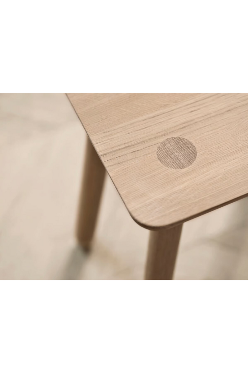 Sleek Oiled Oak Side Table | Bolia Forest | Woodfurniture.com