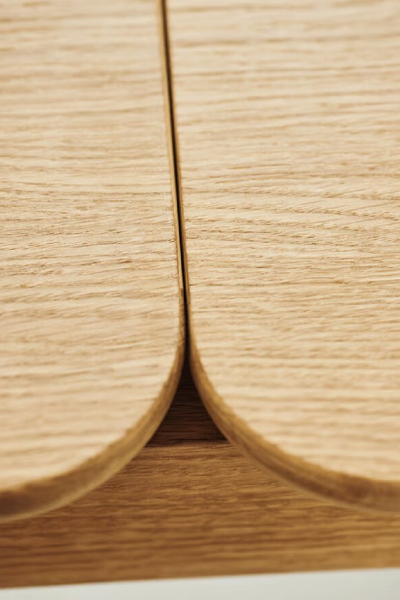 Oiled Oak Minimalist Dining Table M | Bolia Ronya | Woodfurniture.com