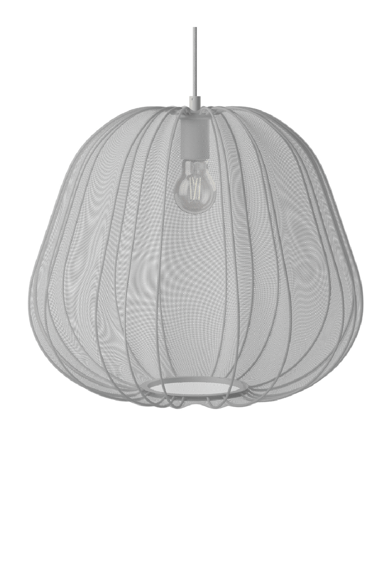 Light Gray Hand-Sewn Fabric Pendant Lamp | Bolia Balloon | Woodfurniture.com