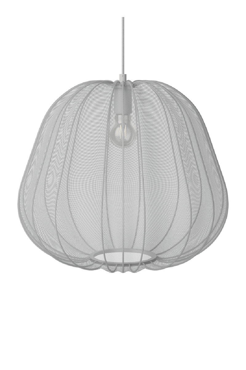 Light Gray Hand-Sewn Fabric Pendant Lamp | Bolia Balloon | Woodfurniture.com