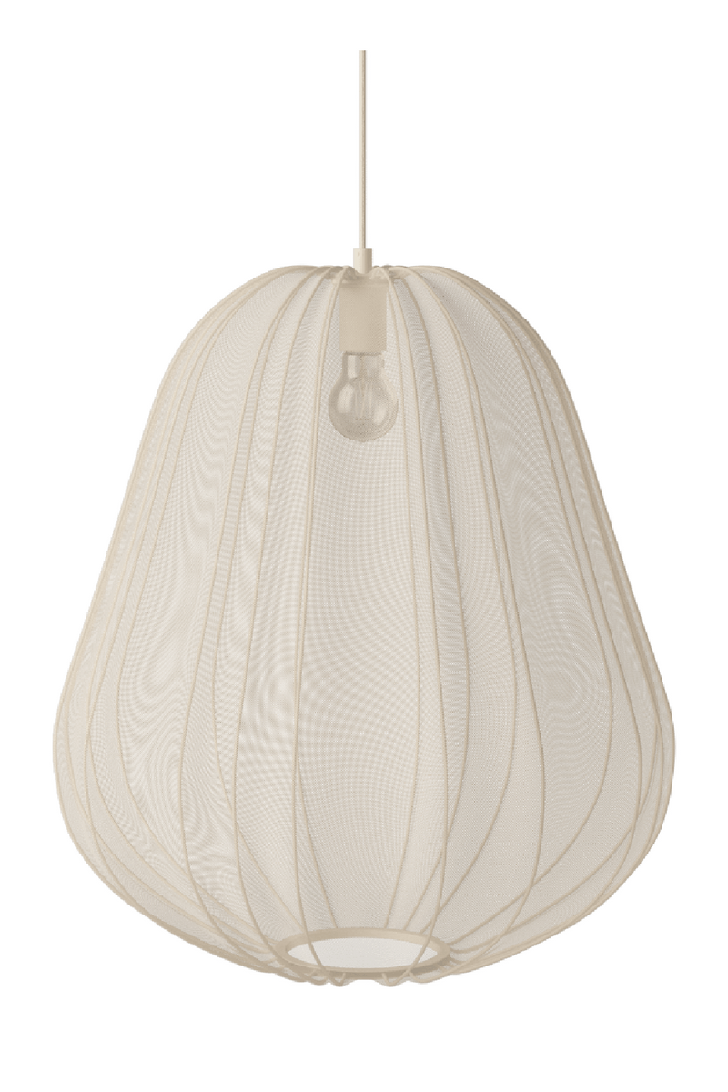 Ivory Hand-Sewn Fabric Pendant Lamp | Bolia Balloon | Woodfurniture.com