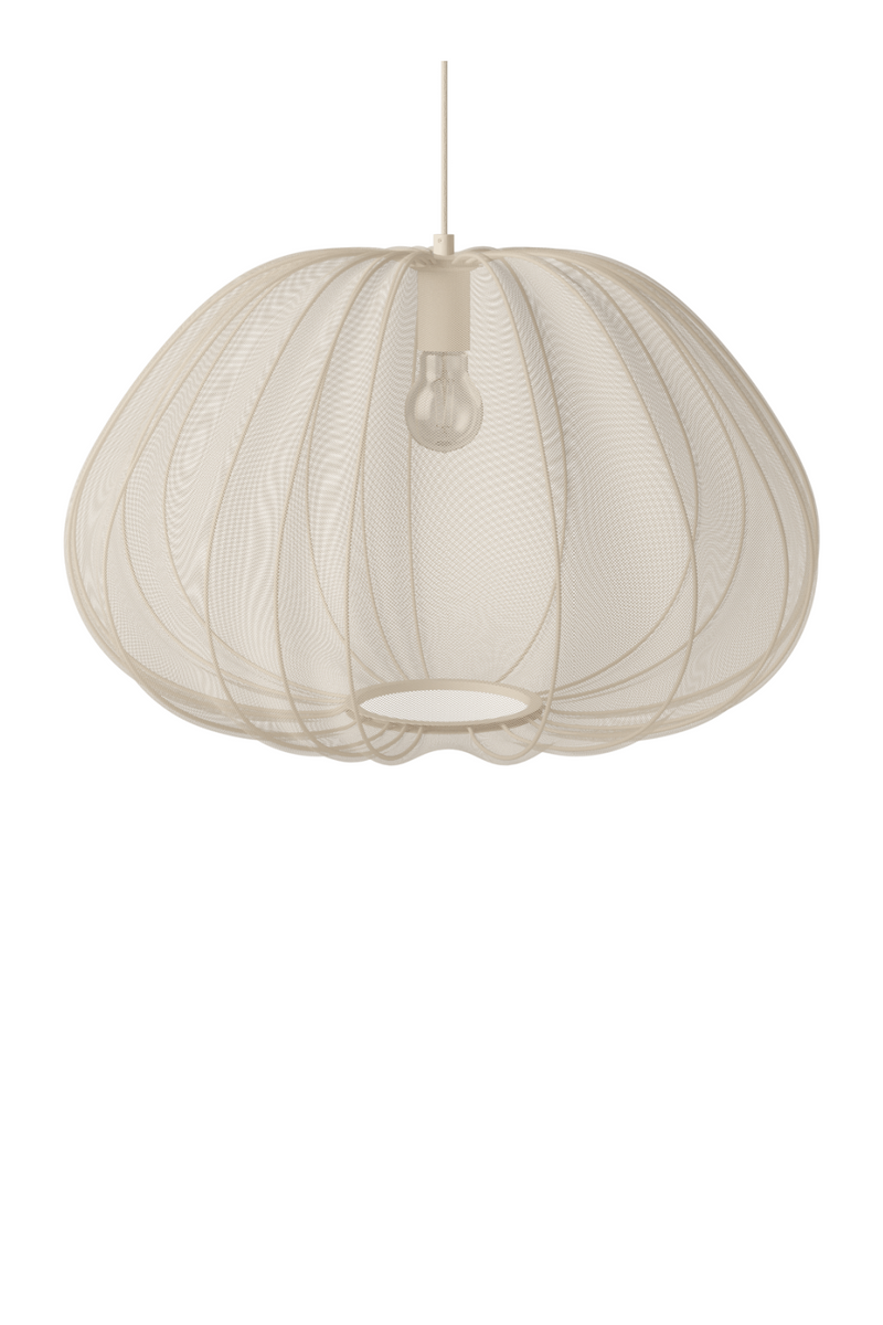 Ivory Hand-Sewn Fabric Pendant Lamp | Bolia Balloon | Woodfurniture.com