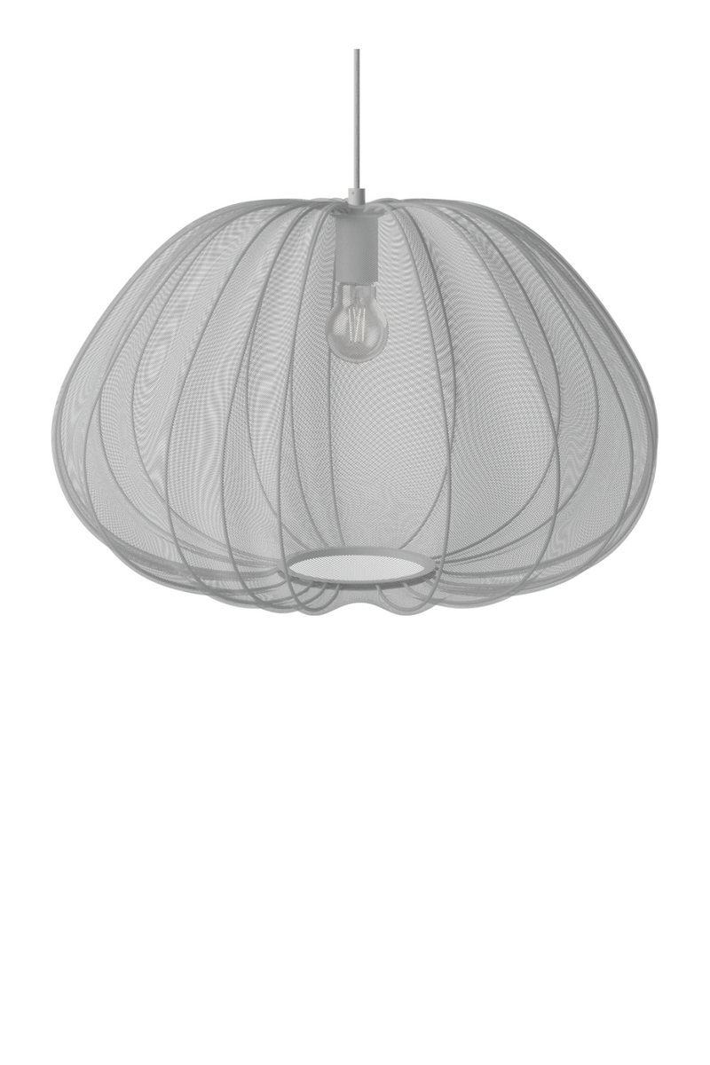 Light Gray Hand-Sewn Fabric Pendant Lamp | Bolia Balloon | Woodfurniture.com