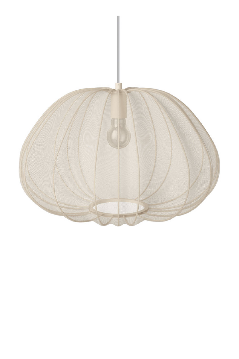 Ivory Hand-Sewn Fabric Pendant Lamp | Bolia Balloon | Woodfurniture.com