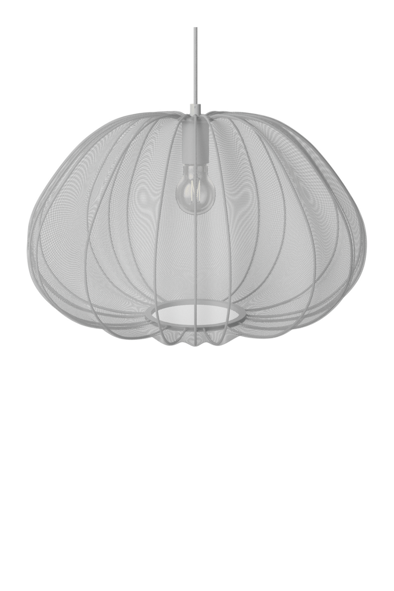 Light Gray Hand-Sewn Fabric Pendant Lamp | Bolia Balloon | Woodfurniture.com