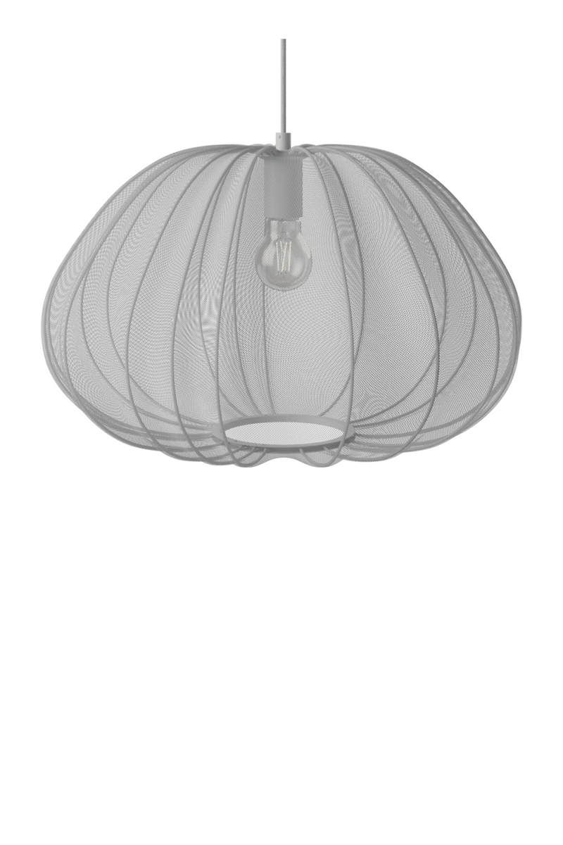 Light Gray Hand-Sewn Fabric Pendant Lamp | Bolia Balloon | Woodfurniture.com