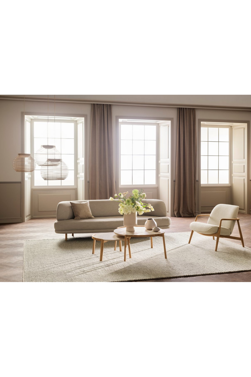 Wool Neutral-Colored Carpet 6'7" x 9'10" | Bolia Scandinavia | Woodfurniture.com