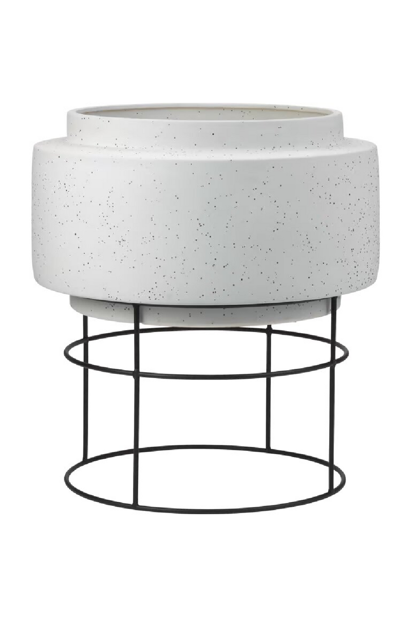 Gray Textured Flowerpot | Bolia Botanique | Oroatrade.com