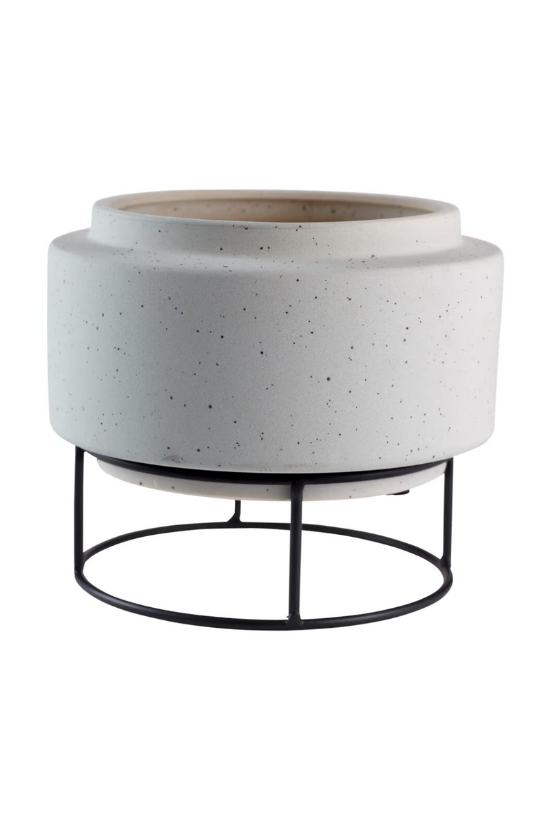 Gray Textured Flowerpot | Bolia Botanique | Oroatrade.com